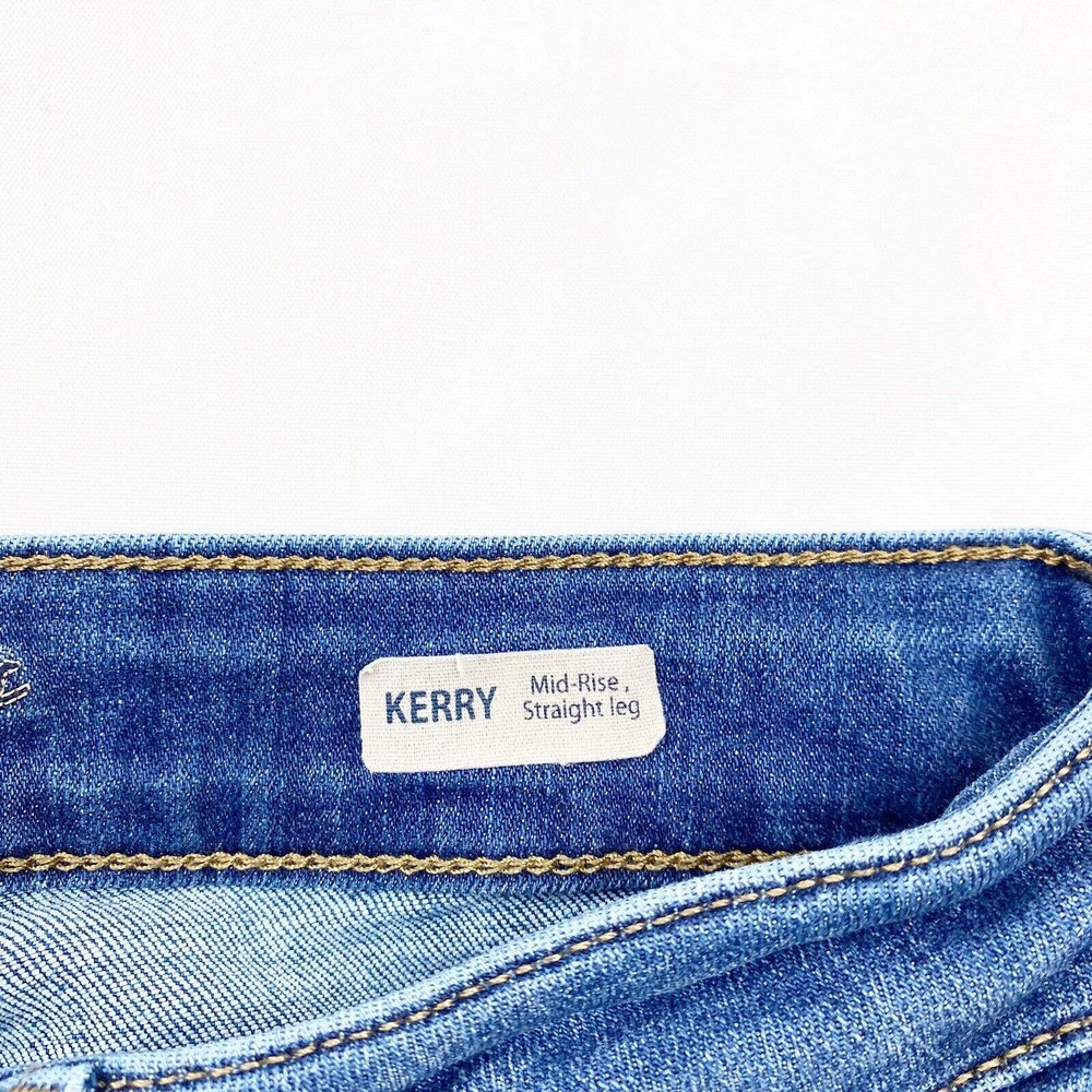 Mavi Jeans Kerry Mid Rise Straight-Leg Jeans Indigo Medium Wash Womens 28/32 - Picture 9 of 12